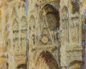 克劳德莫奈 - Rouen Cathedral, Sunlight Effect
